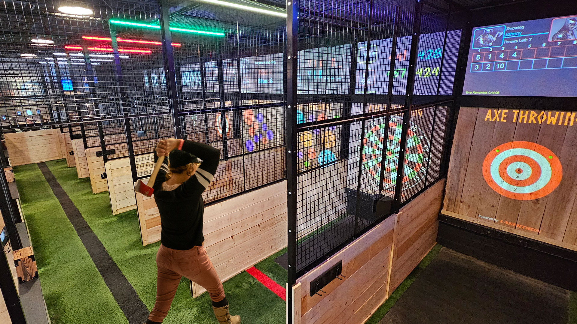 Axe Throwing | Corky’s Gaming Bistro Axe Throwing | Corky’s Gaming Bistro