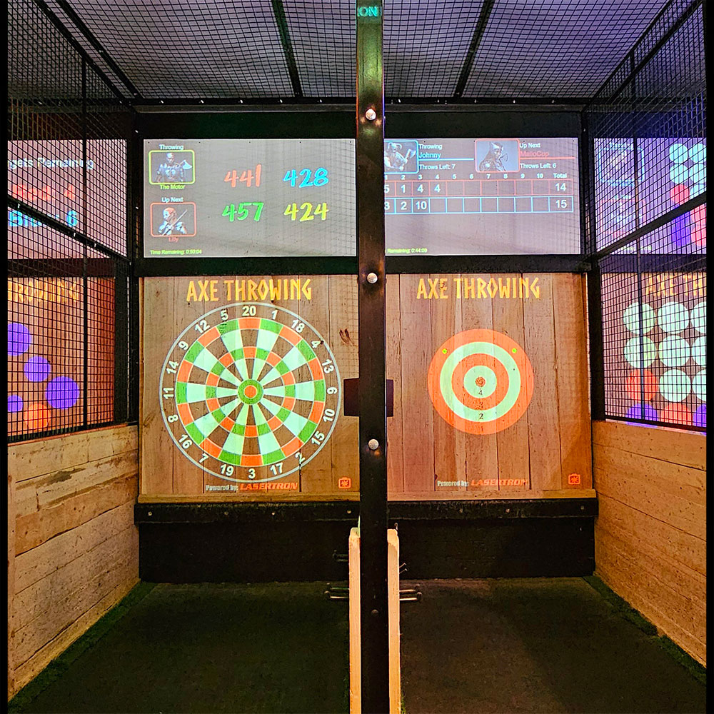 Axe Throwing | Corky’s Gaming Bistro