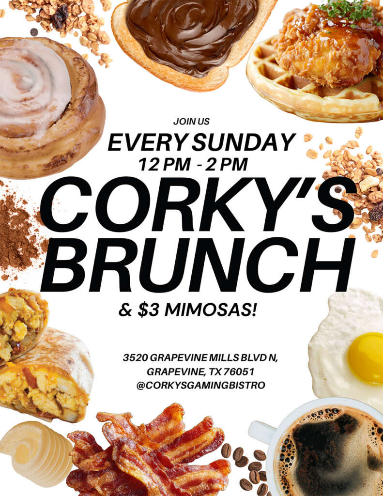 Sunday Brunch | Corky’s Gaming Bistro